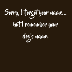 Forgot Your Name